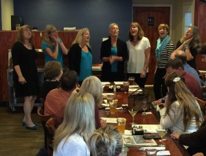 Mrs. Murphy's Choir performs for Banks Chamber of Commerce